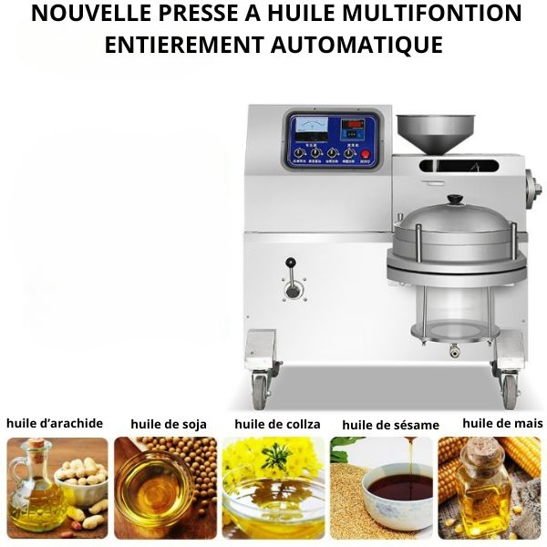 MACHINE D'EXTRACTION D'HUILE (d'arachide, soja, colza, sésame, mais) etc