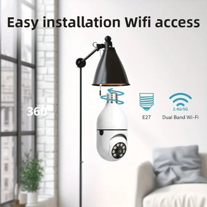 AMPOULE AVEC CAMERA INTELLIGENTE A 360°