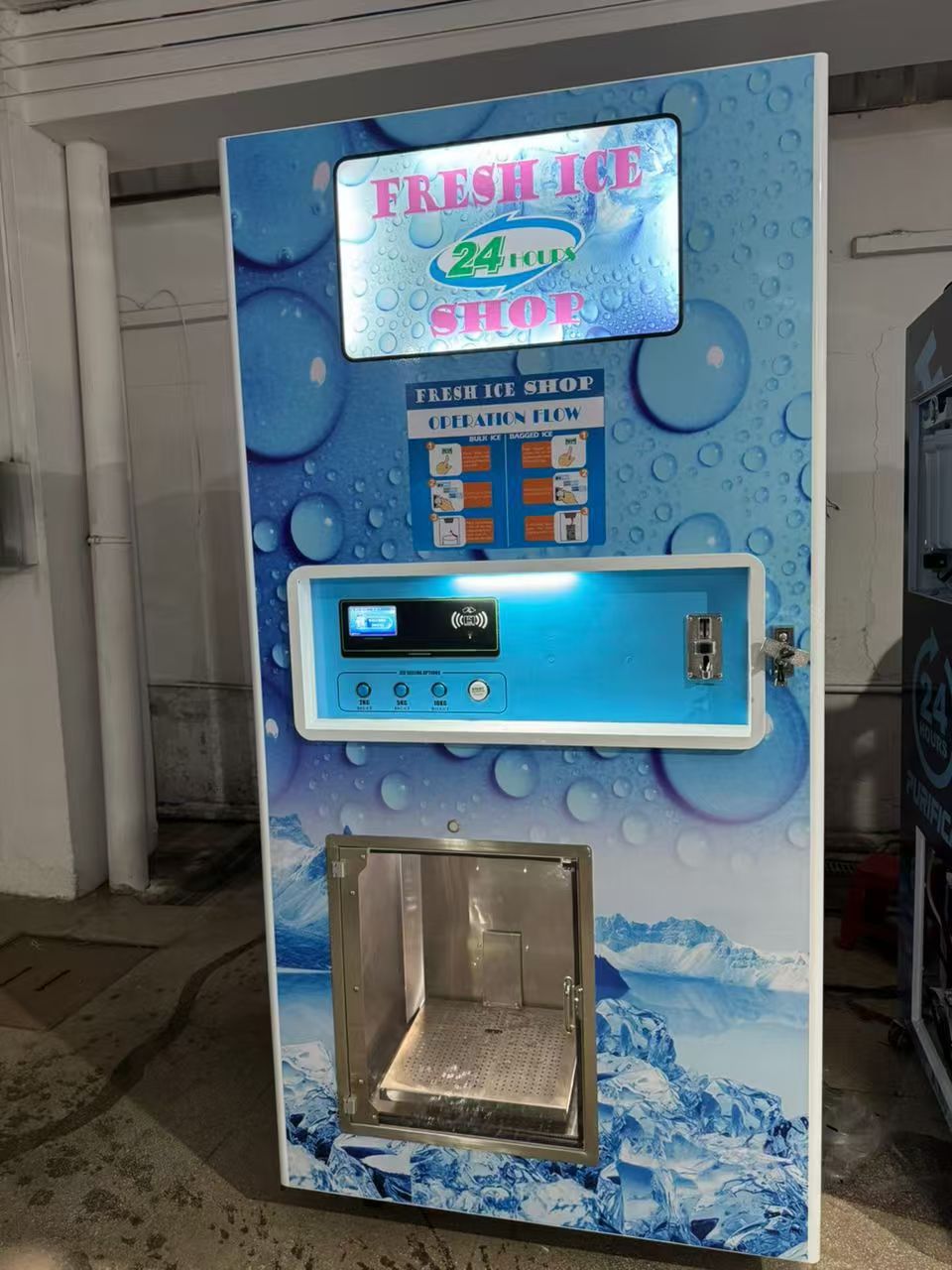 DISTRIBUTEUR AUTOMATIQUE DE GLACONS