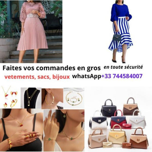 VETEMENTS, BIJOUX, SACS en GROS